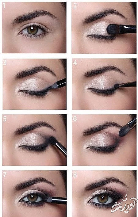 آموزش ساده و و فوری خط چشم محو, محو کردن خط چشم, برای محو کردن خط چشم با سایه